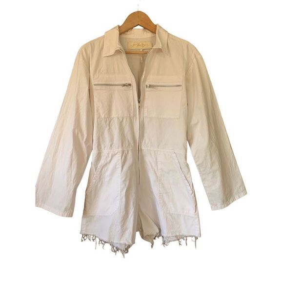 Jen’s Pirate Booty Amazon Palmetto Romper in Coconut Linen Size M - Picture 5 of 12